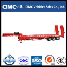 Cimc Manufacture Hydraulic Low Bed Trailer